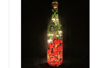 Paint Nite:Pumpkin Patch On Glass Wine Bottle(Ages 18+)